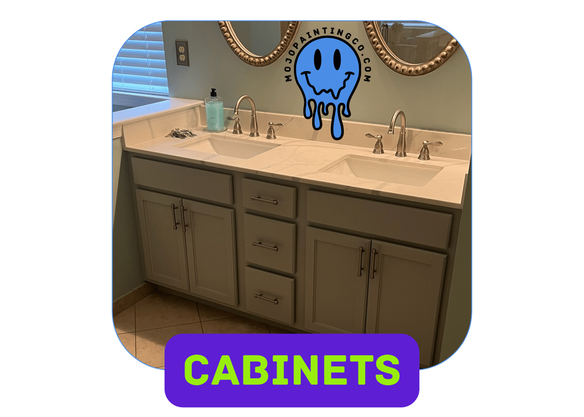 Cabinet house painting bathroom by mojo painting co best house painters in Royersford, PA