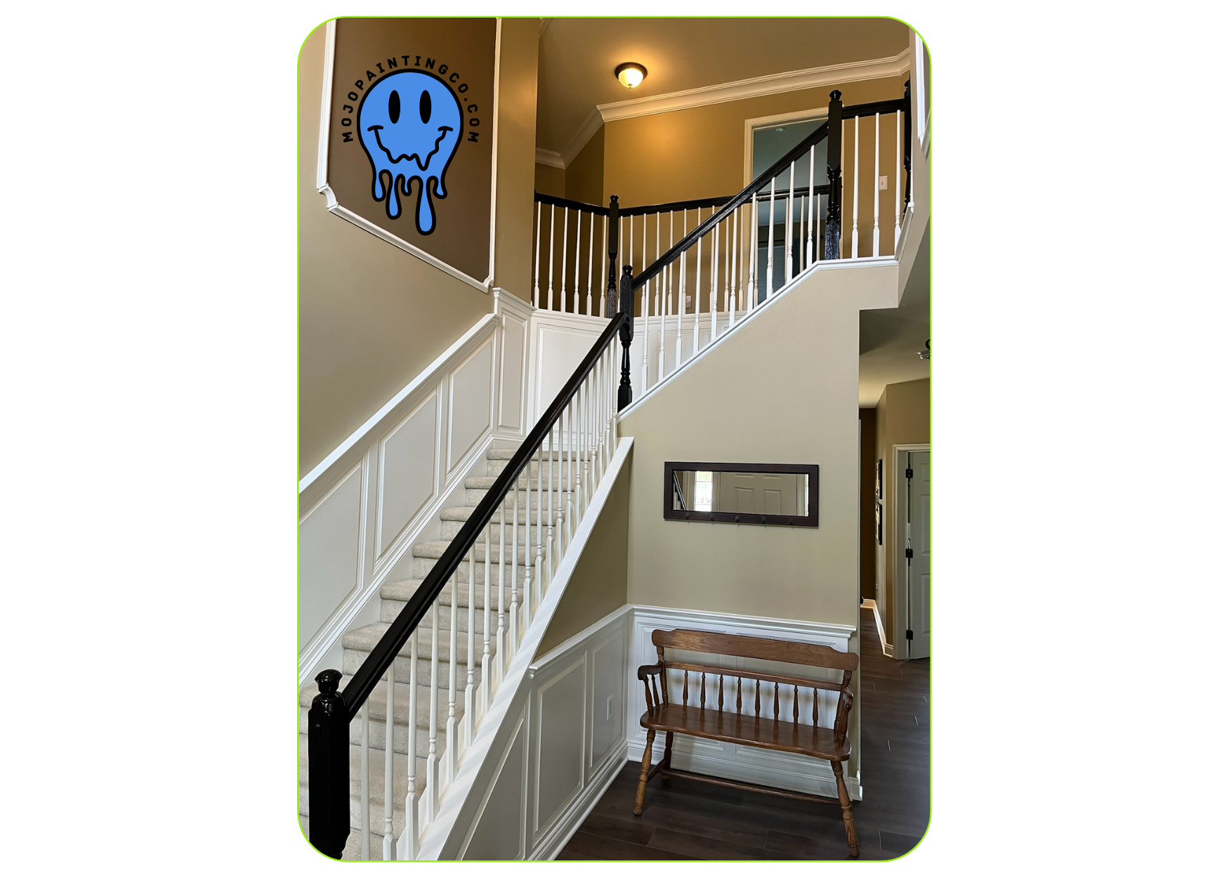 Mojo Painting Co Foyer / entrance /entry way /staircase best house painters near Skippack PA