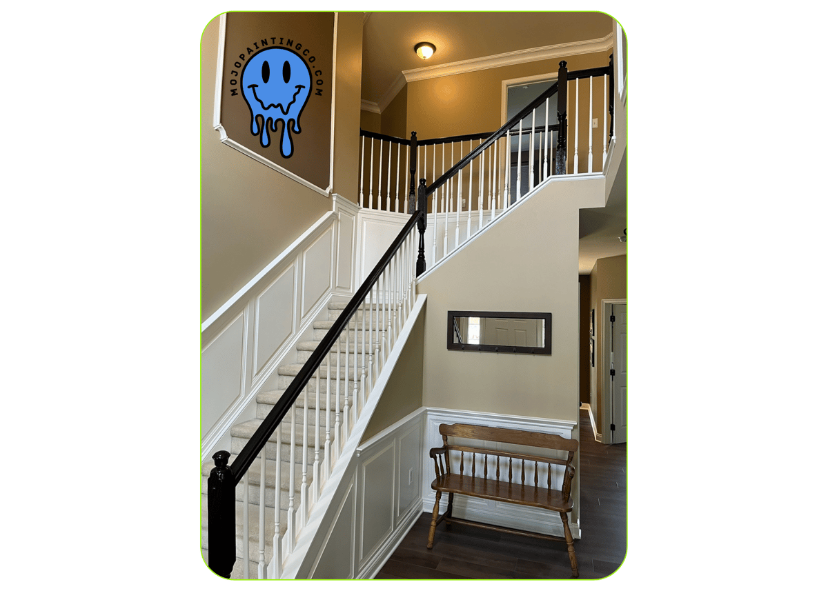 Mojo Painting Co Foyer / entrance /entry way /staircase best house painters near Skippack PA